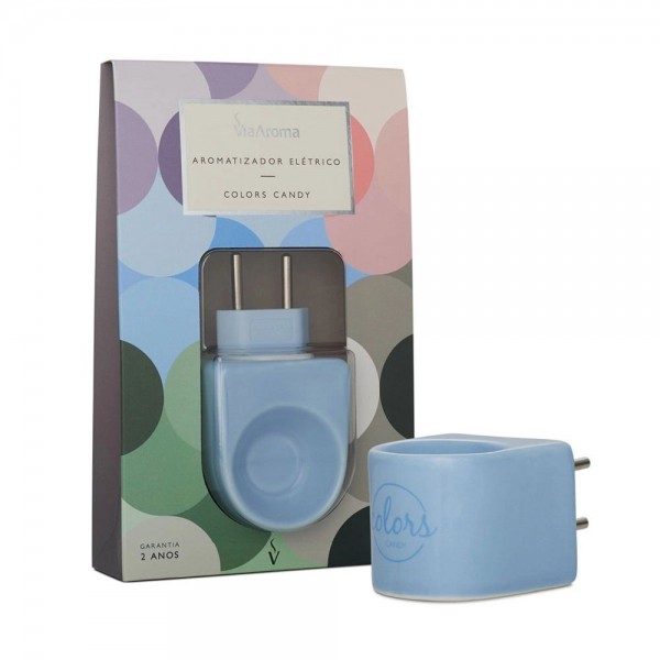 Difusor Aromatizador Elétrico Colors (Porcelana) - AZUL