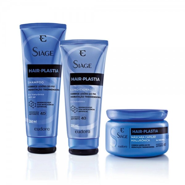 Combo Hair Plastia Shampoo + Máscara + Condicionador