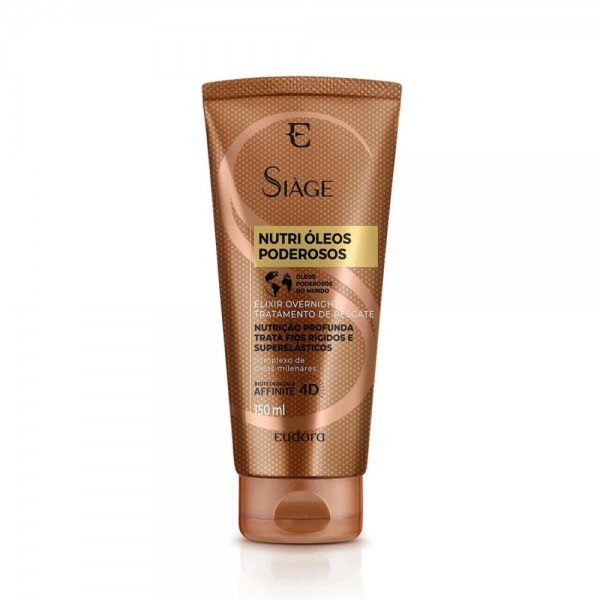 Elixir Capilar Tratamento Overnight Siàge Nutri Óleos Poderosos 150ml