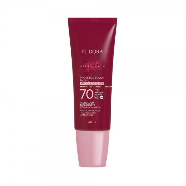 Protetor Solar Facial Antioleosidade FPS 70 Niina Skin 40ml