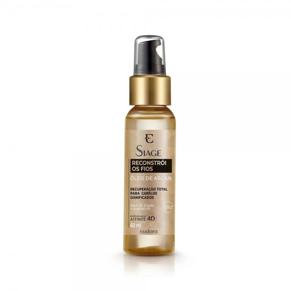 Óleo De Argan Siàge Reconstrói Os Fios 60ml