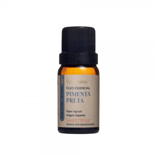Óleo Essencial Pimenta Preta Via Aroma - 5ml