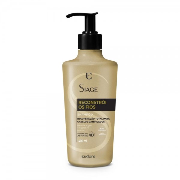 Shampoo Siàge Reconstrói os Fios 400ml