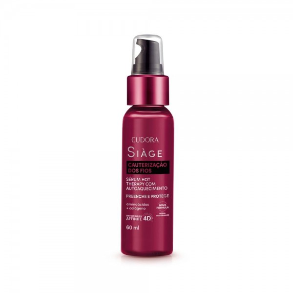 Sérum Capilar Siàge Hot Therapy Cauterização dos Fios 60ml