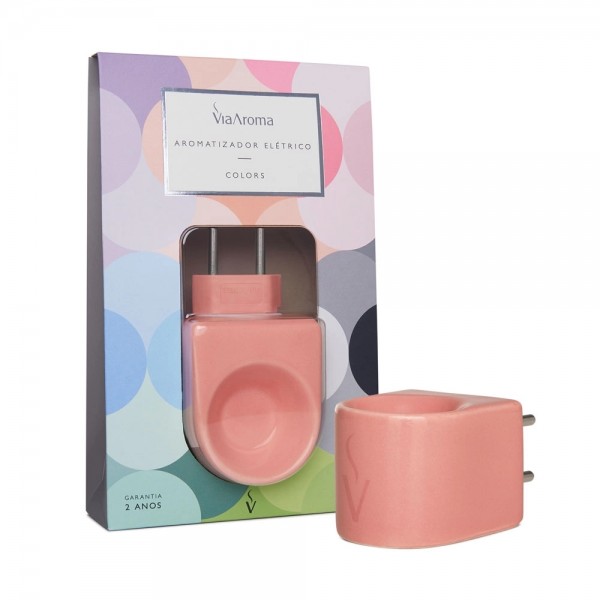 Difusor Aromatizador Elétrico Colors (Porcelana) - GOIABA