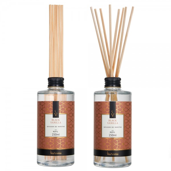 REFIL 250ML DIF. DE VARETAS CLASSICA BLACK VANILLA