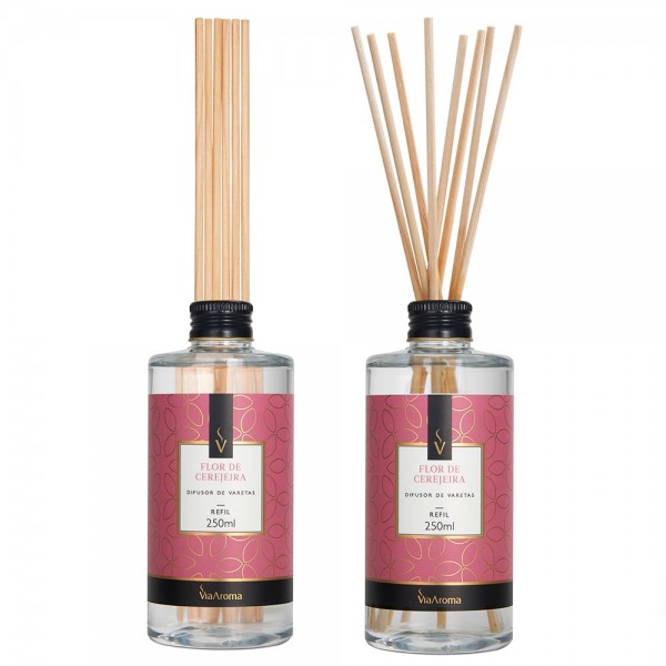 REFIL 250ML DIF. DE VARETAS CLASSICA FLOR DE CEREJEIRA