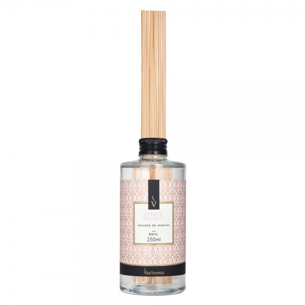 REFIL 250ML DIF. DE VARETAS CLASSICA JASMIM BRANCO