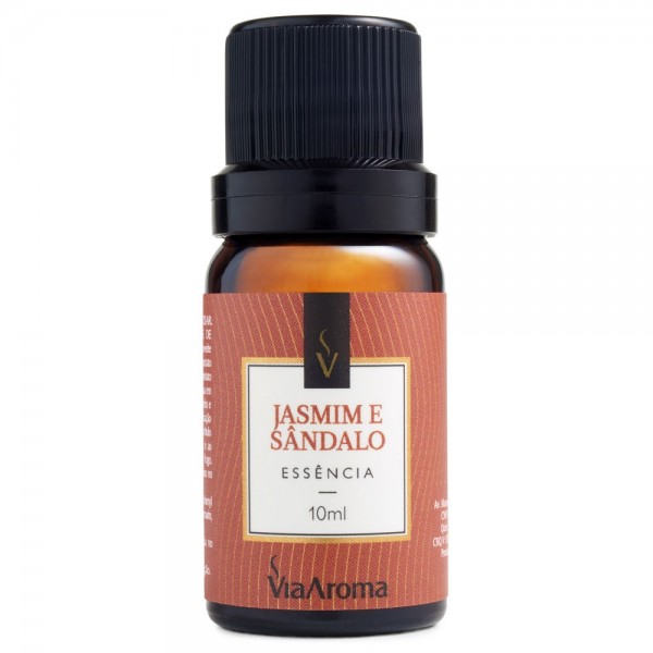 ESSENCIA VIA AROMA 10ML CLASSICA JASMIM E SANDALO