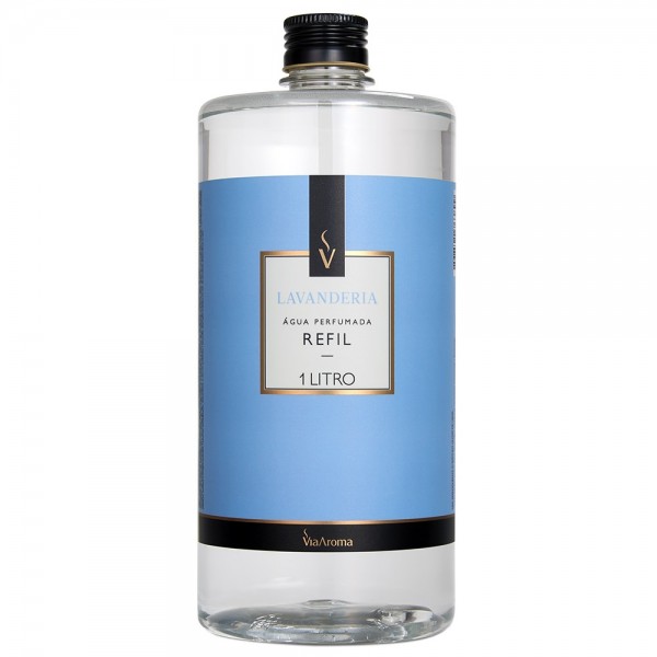 REFIL VIA AROMA 1LT AGUA PERF. CLASSICA LAVANDERIA