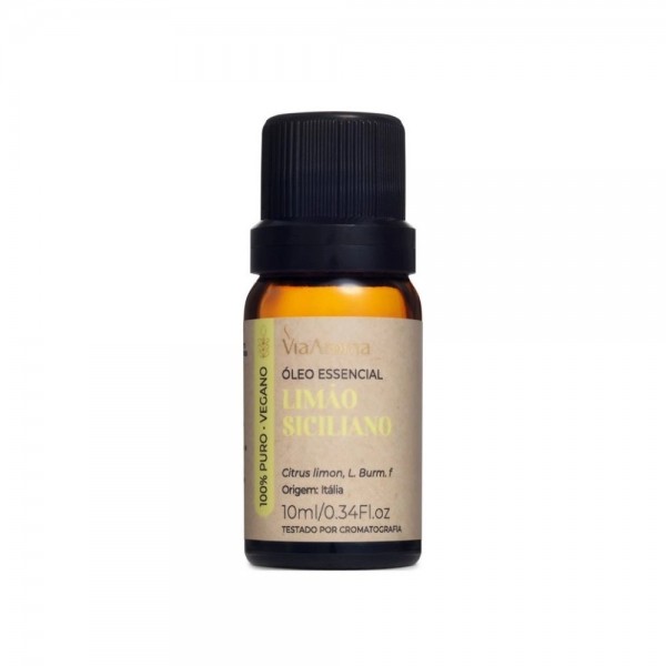 Óleo Essencial Limão Siciliano Via Aroma - 10ml