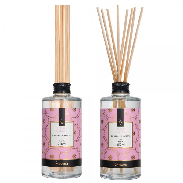 REFIL 250ML DIF. DE VARETAS CLASSICA PEONIA GARDEN