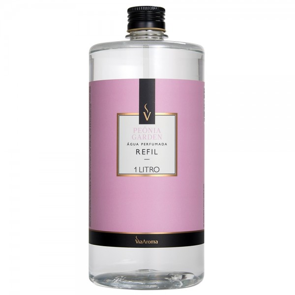 REFIL VIA AROMA 1LT AGUA PERF. CLASSICA PEONIA GARDEN