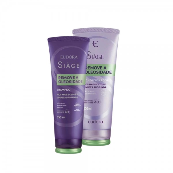 Combo Siàge Remove a Oleosidade: Shampoo 250ml + Condicionador 200ml