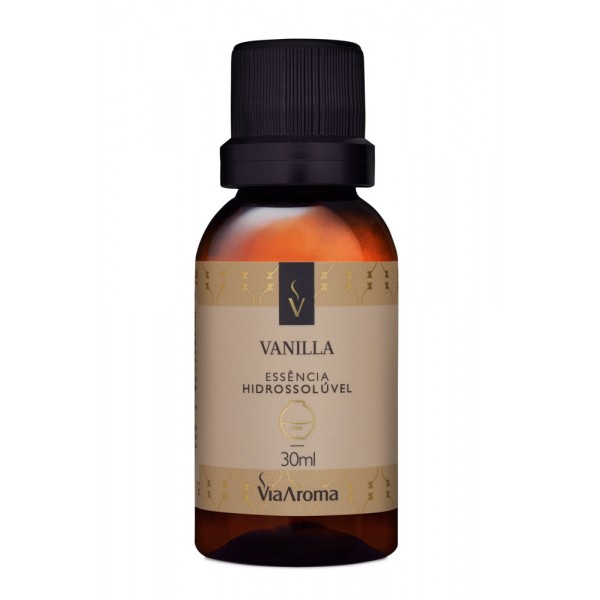 ESSENCIA HIDROSSOLUVEL VIA AROMA 30ML CLASSICA VANILLA