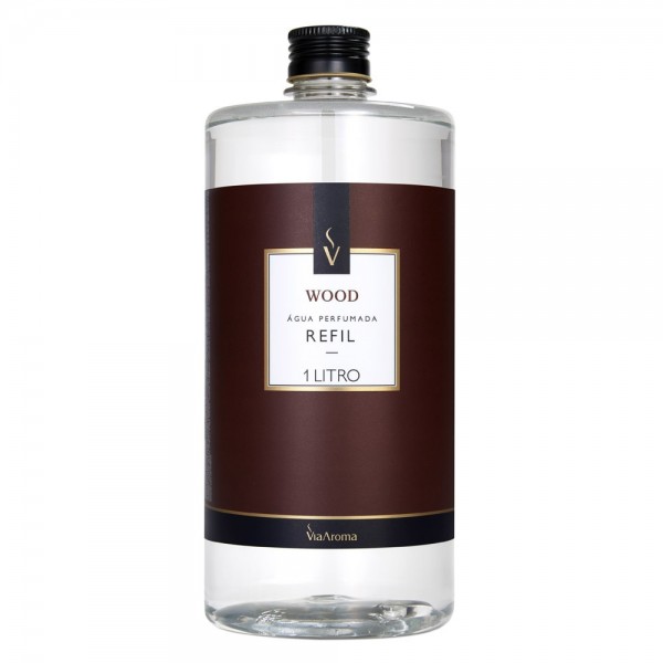 REFIL VIA AROMA 1LT AGUA PERF. CLASSICA WOOD