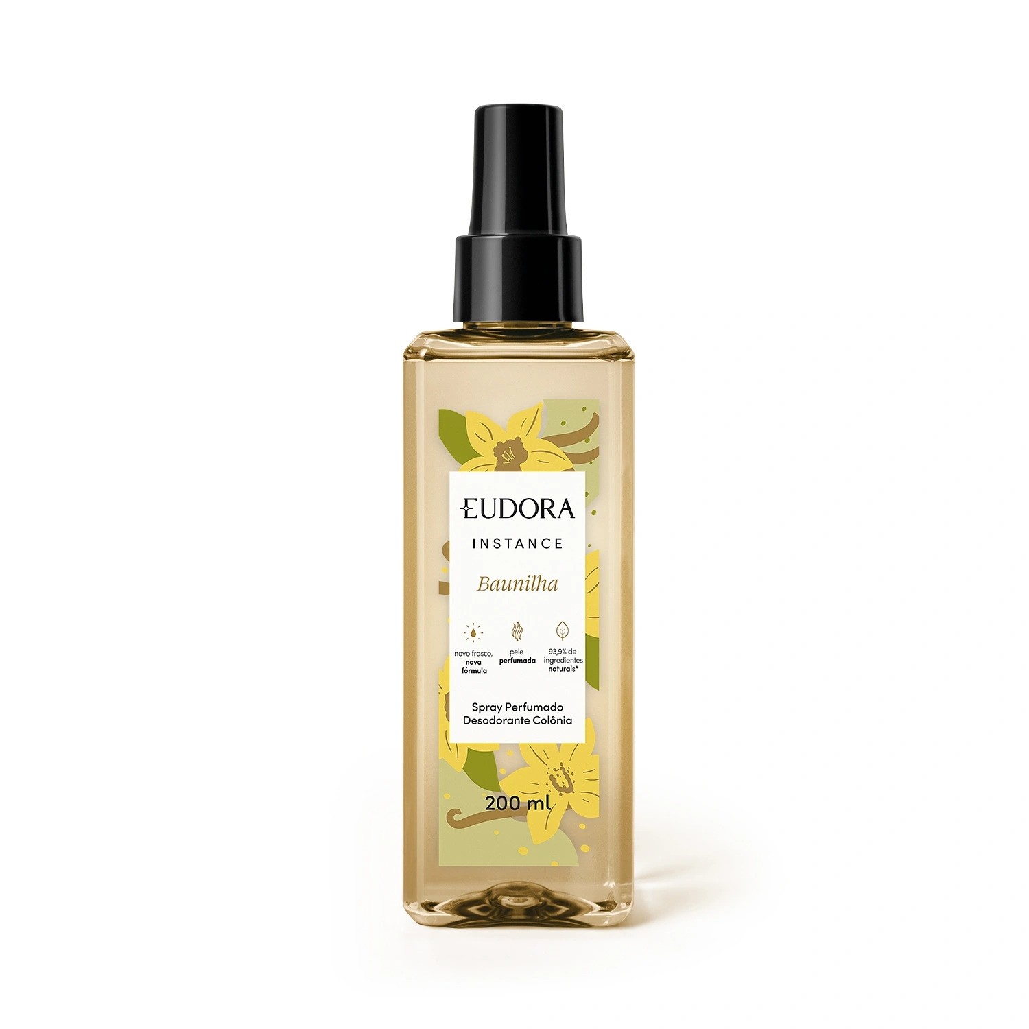 Spray Perfumado Desodorante Colônia Instance Baunilha 200ml