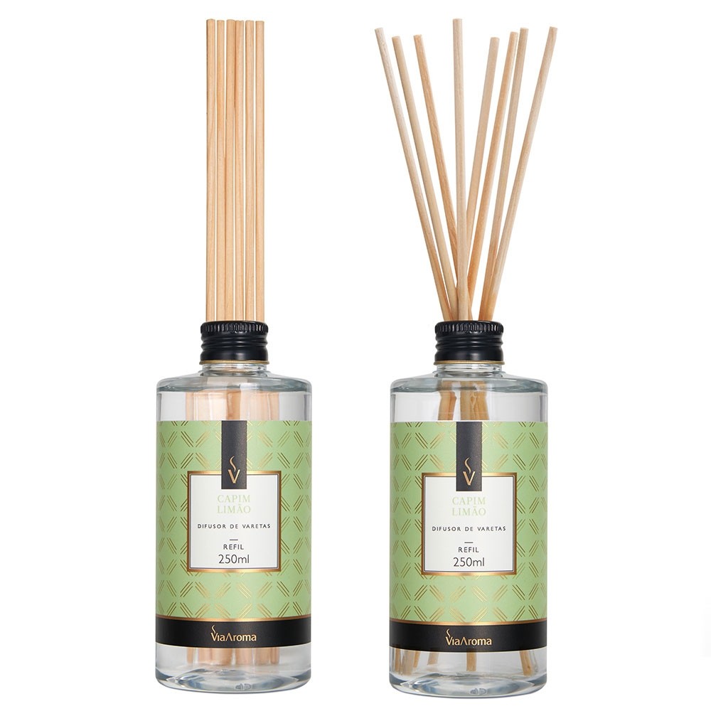 REFIL 250ML DIF. DE VARETAS CLASSICA CAPIM LIMAO