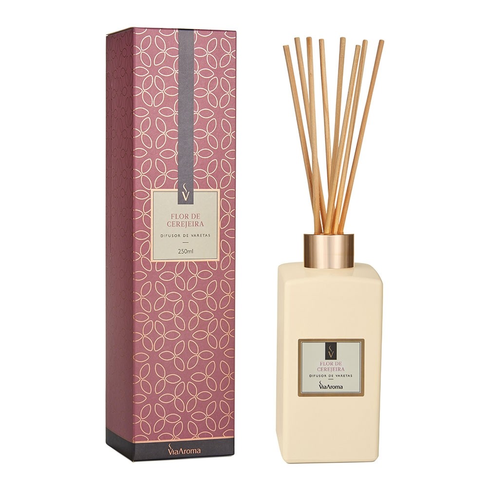 DIF. DE VARETAS 250ML CLASSICA FLOR DE CEREJEIRA