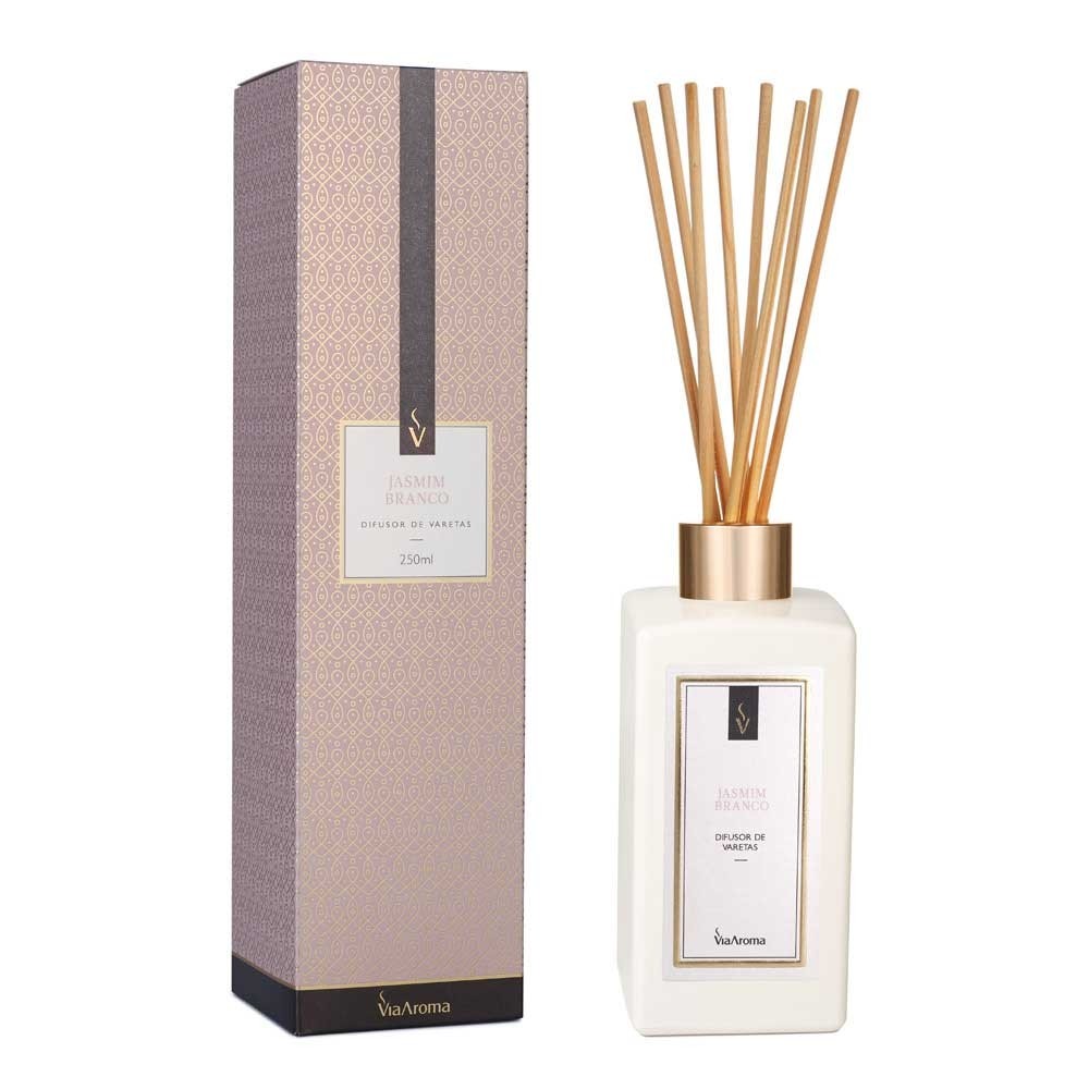 DIF. DE VARETAS 250ML CLASSICA JASMIM BRANCO