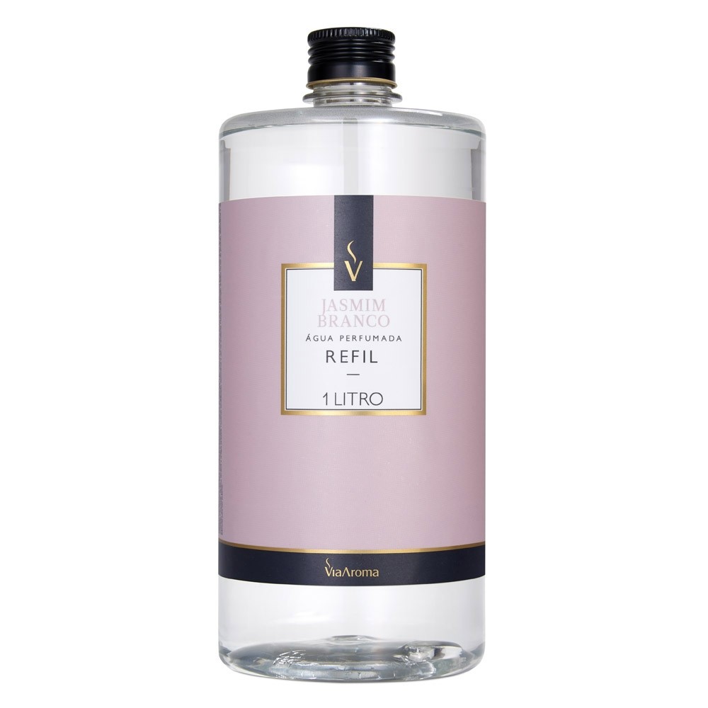 REFIL VIA AROMA 1LT AGUA PERF. CLASSICA JASMIM BRANCO