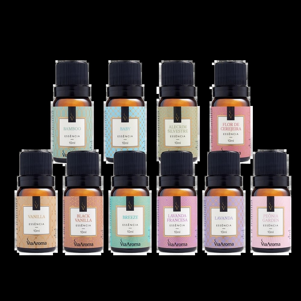 Kit Experience Essências Sortidas 10 ml – 10 unidades