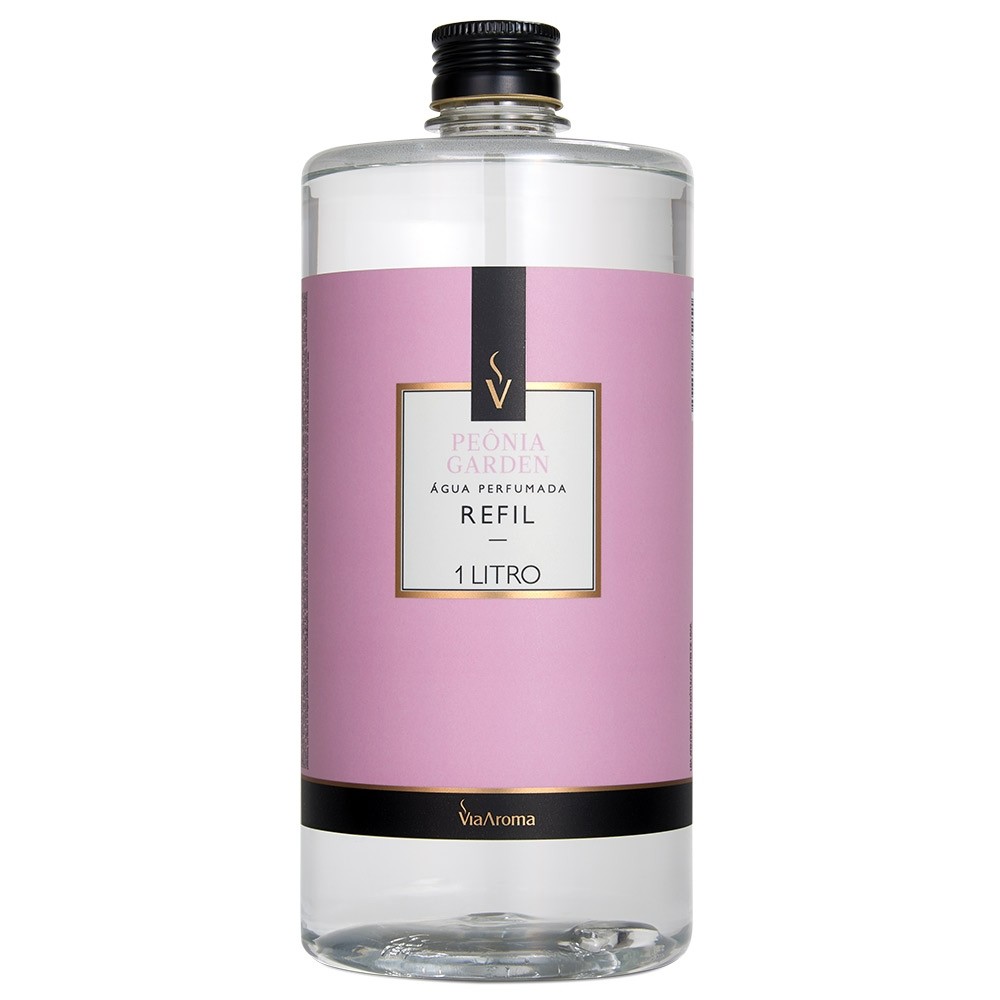 REFIL VIA AROMA 1LT AGUA PERF. CLASSICA PEONIA GARDEN
