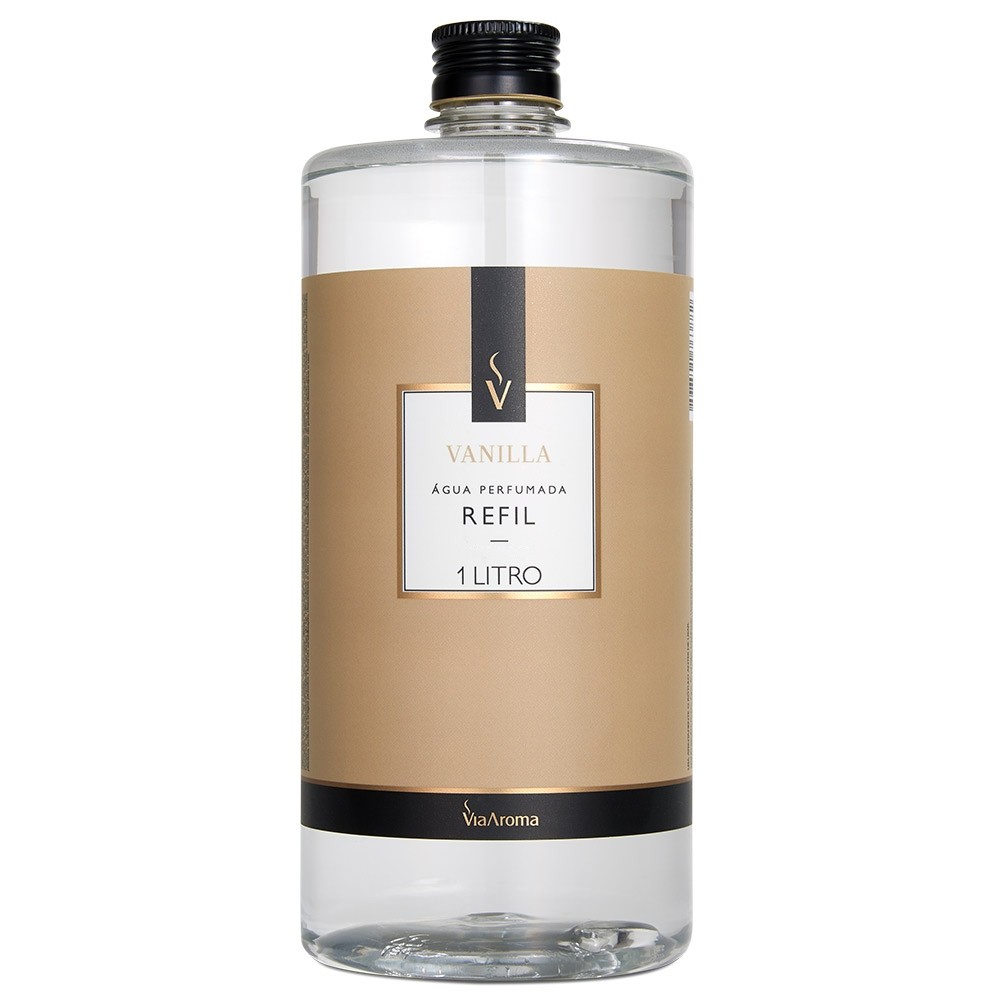 REFIL VIA AROMA 1LT AGUA PERF. CLASSICA VANILLA