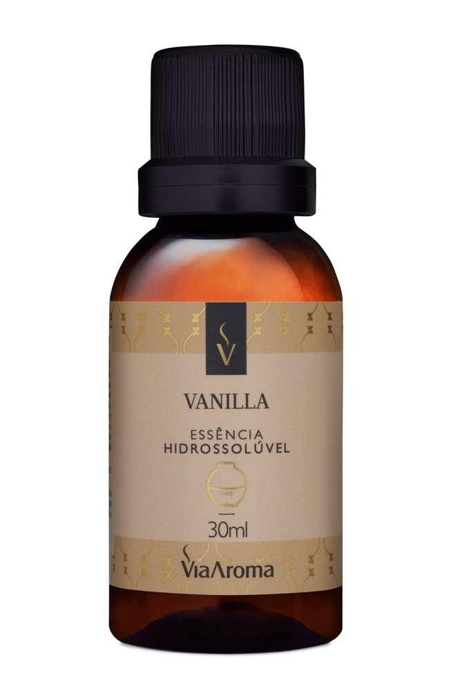 ESSENCIA HIDROSSOLUVEL VIA AROMA 30ML CLASSICA VANILLA